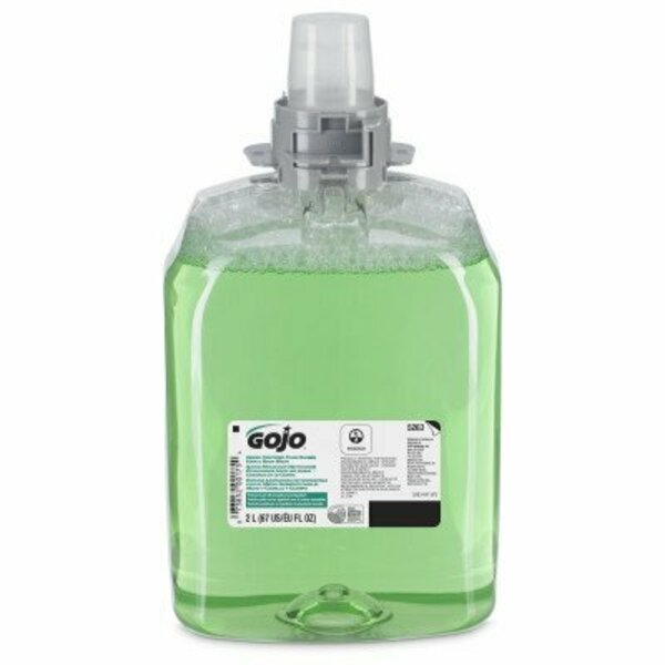 Gojo 5263-02 Gojo Luxury Foam Hair & Body Wash 2000 ml refills Green, 2PK 1228344